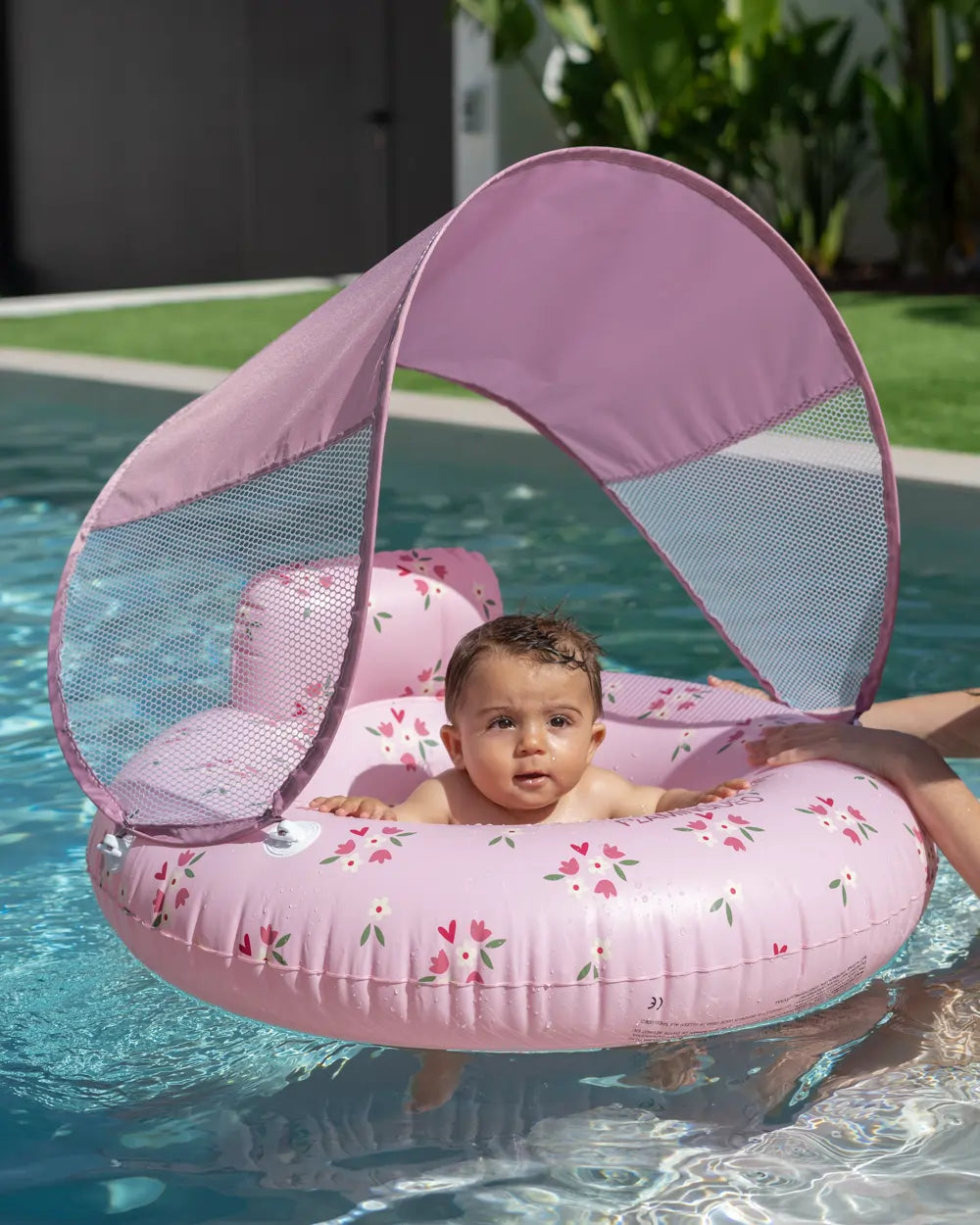 Flotador bebé con asiento y capota – LEONOR