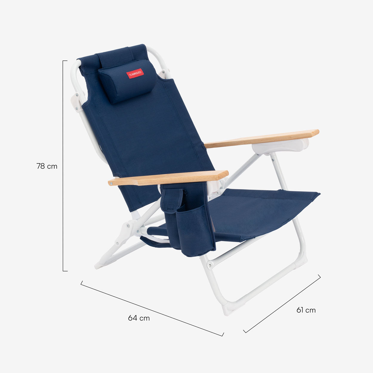 Silla de playa reclinable de textileno – LUZIA