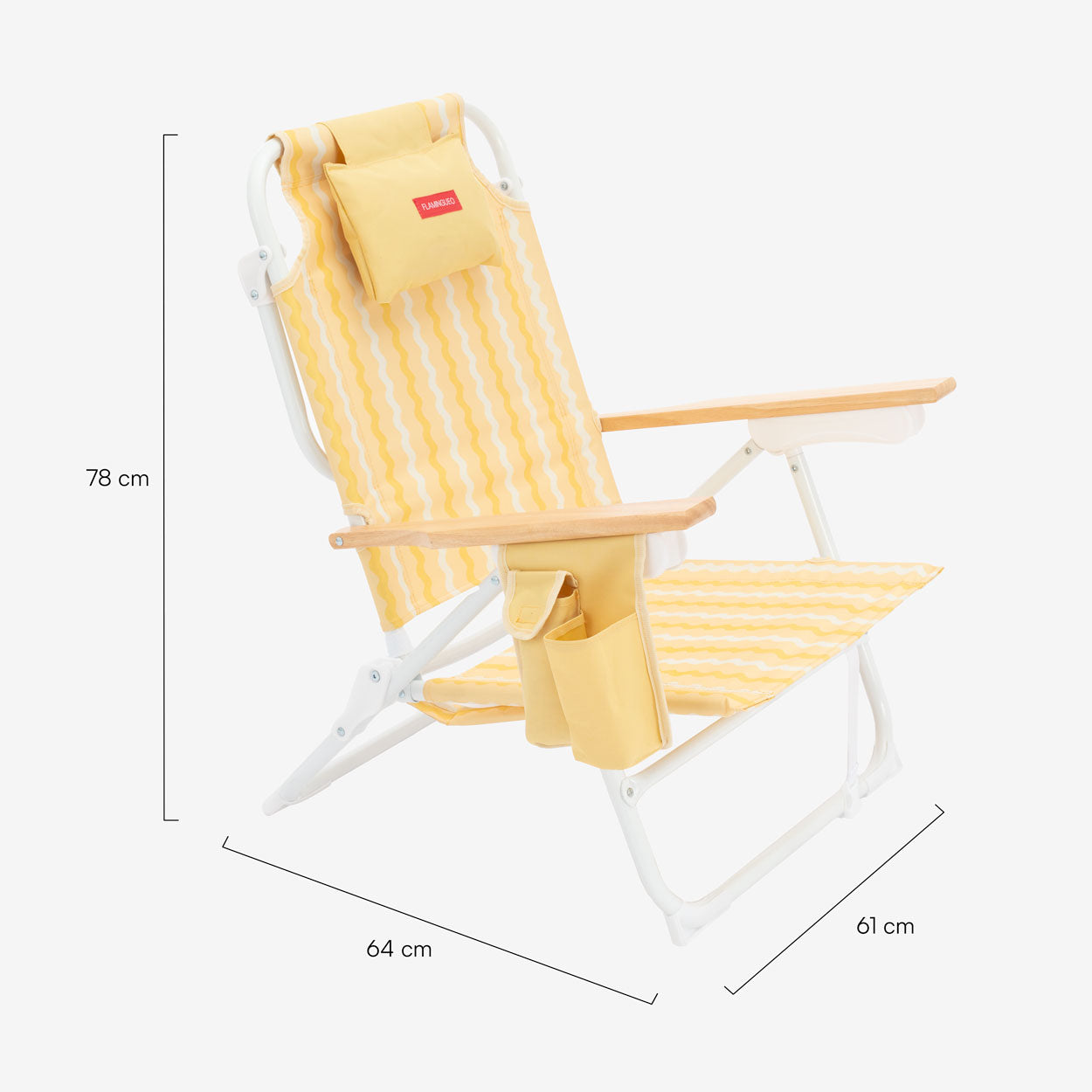 Silla de playa reclinable con nevera – ECHO