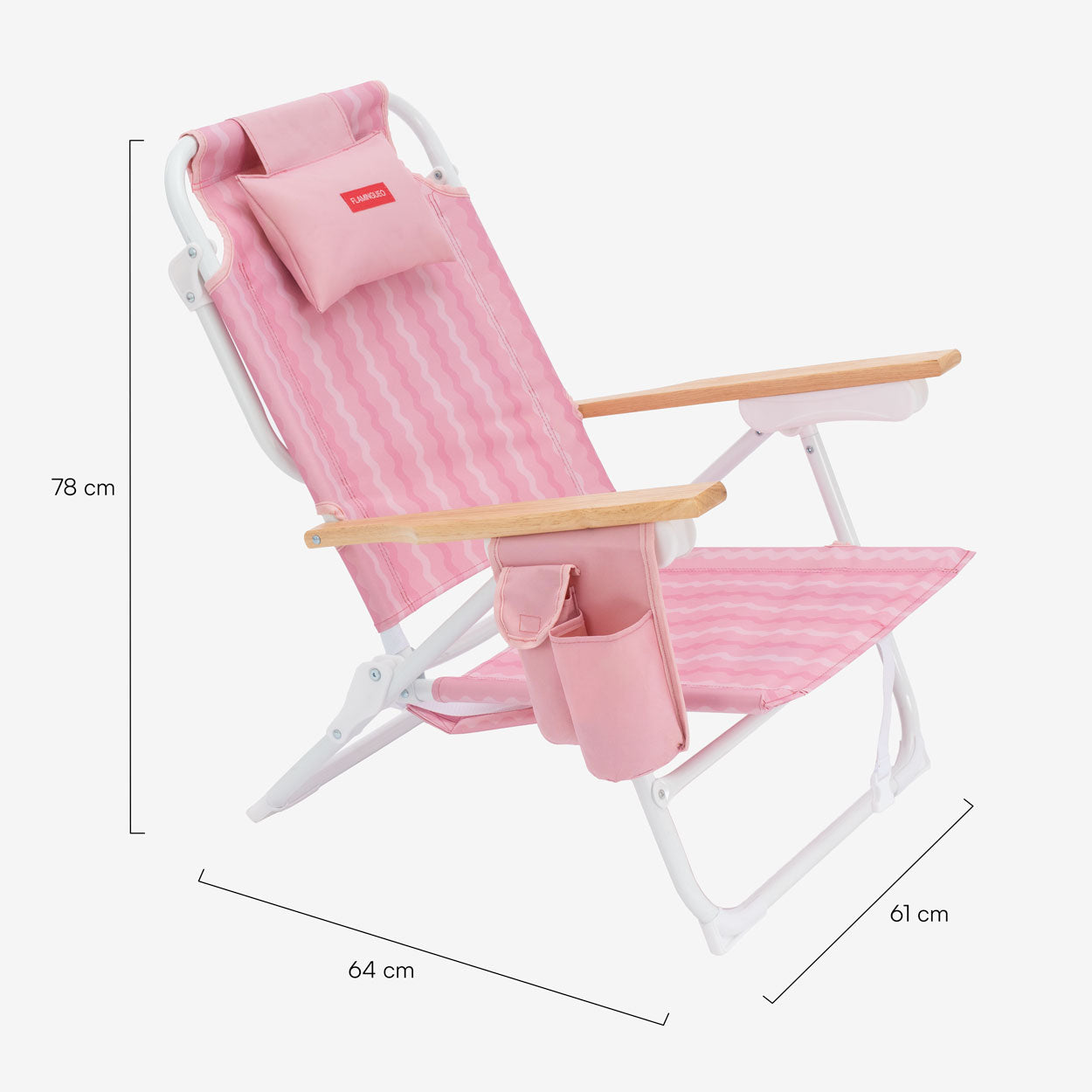Silla de playa reclinable con nevera – ECHO