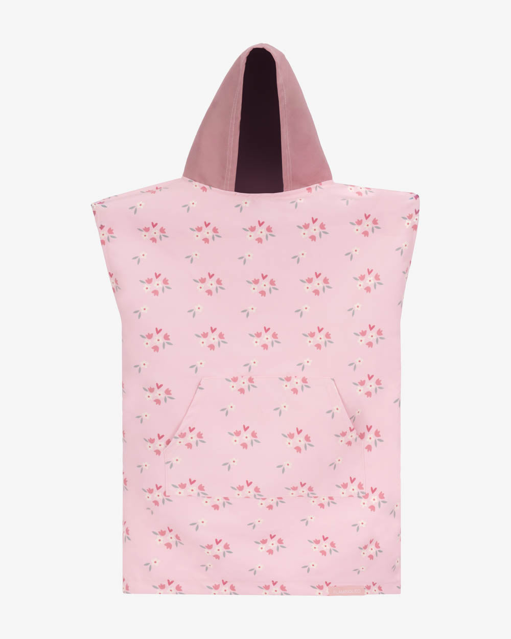 Poncho de playa infantil de microfibra – LILA