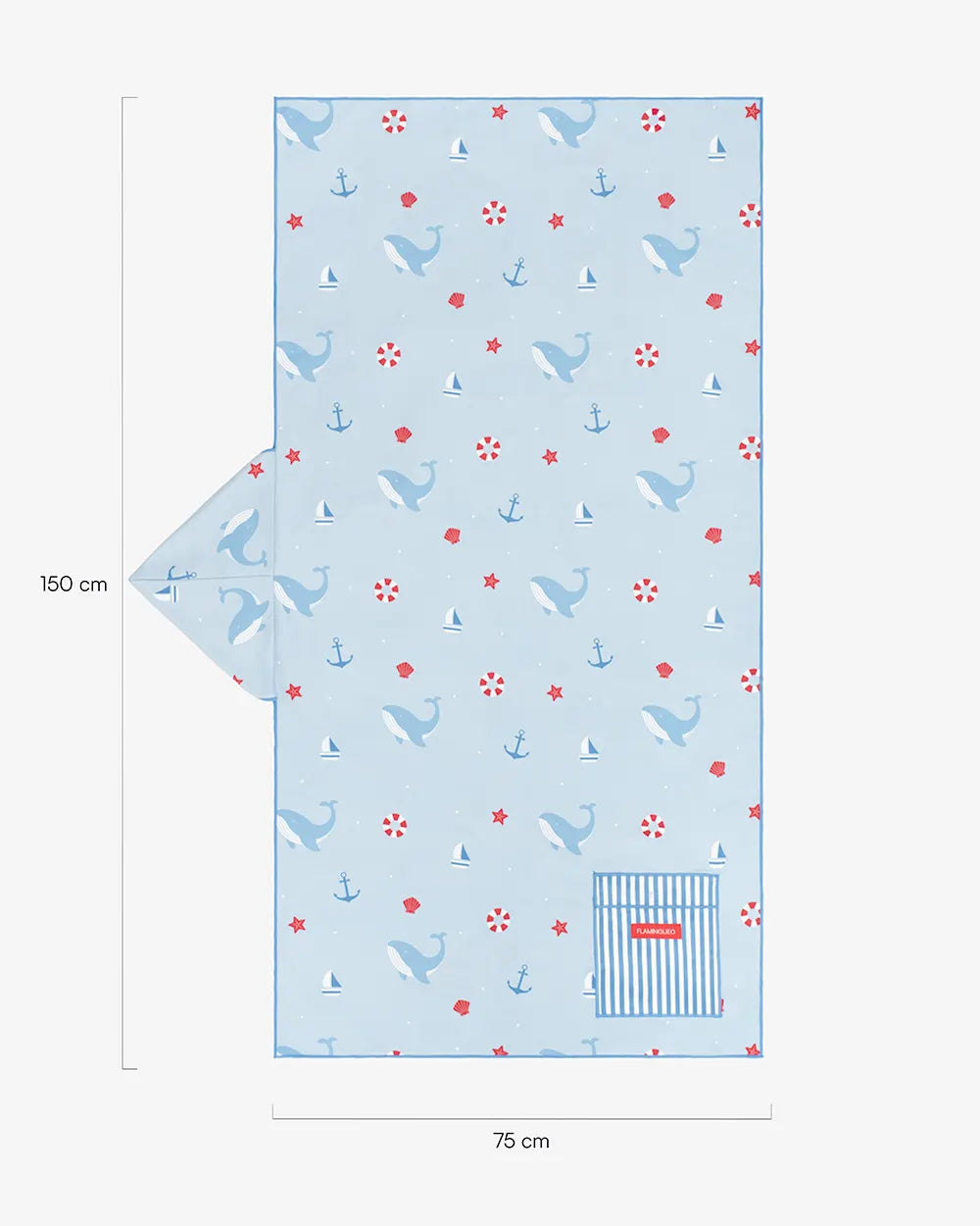 MARIN - MICROFIBER TOWEL OCEAN HUGS