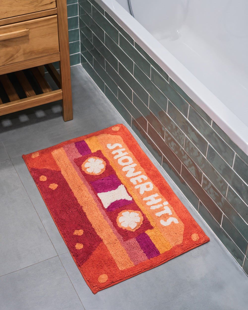 Alfombrilla de baño cassette - SOUL - Flamingueo