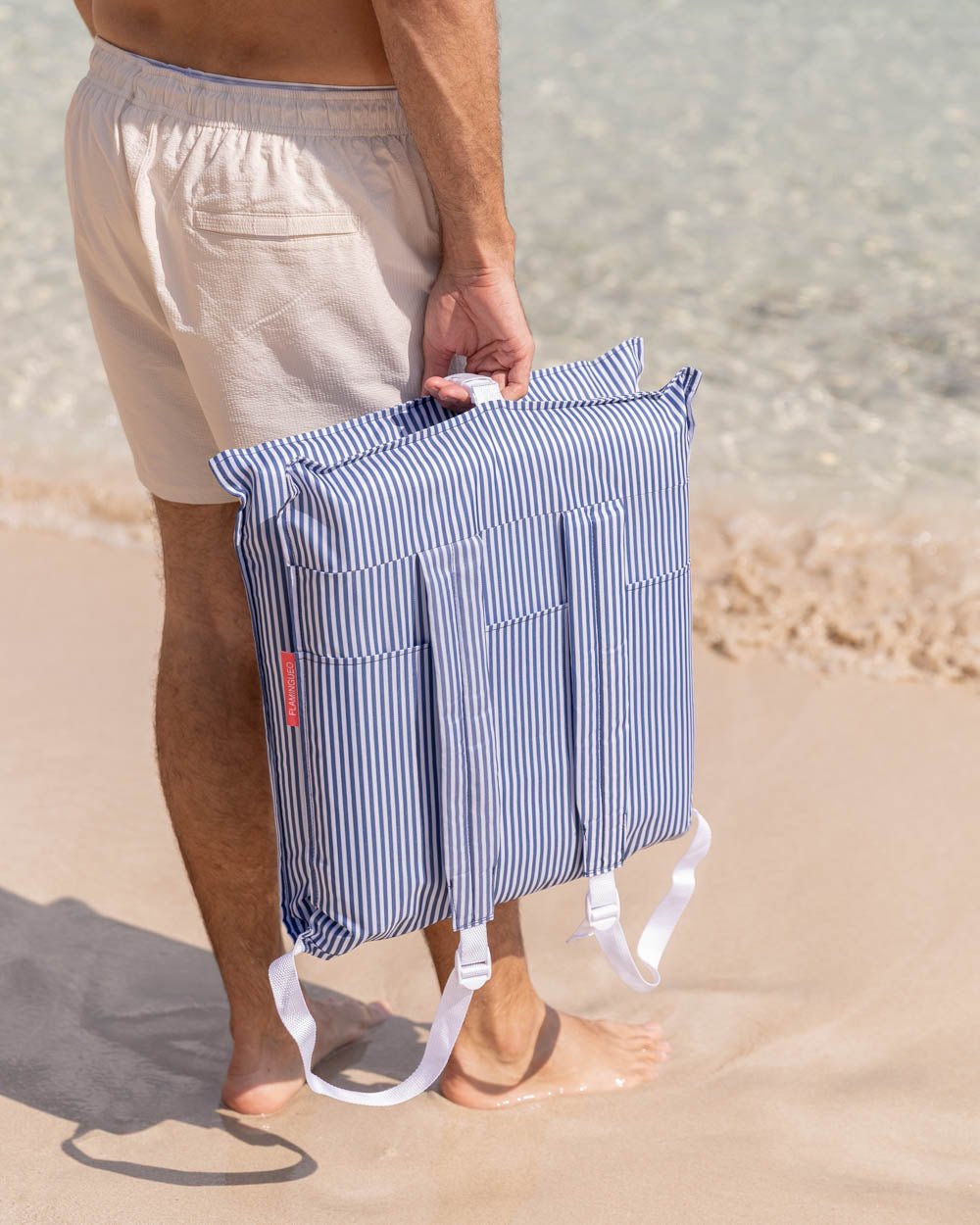 Asiento plegable playa azul - NELSON - Flamingueo