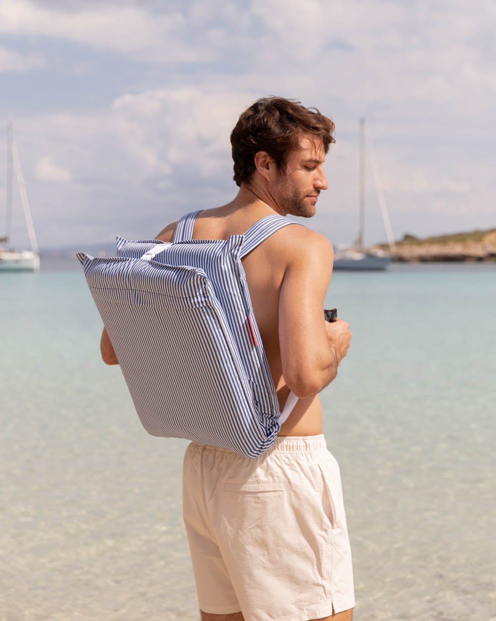 Asiento plegable playa azul - NELSON - Flamingueo