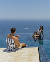 Asiento plegable playa azul - WALES - Flamingueo