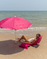 Asiento plegable playa fucsia - MORGAN - Flamingueo