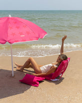 Asiento plegable playa fucsia - MORGAN - Flamingueo