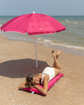 Asiento plegable playa fucsia - MORGAN - Flamingueo