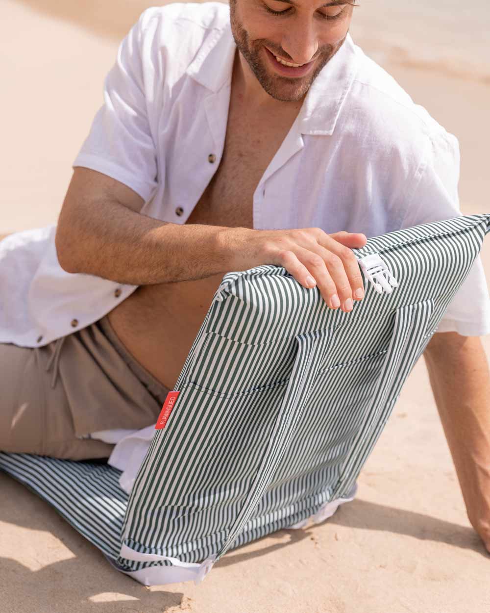 Asiento plegable playa verde - NELSON - Flamingueo