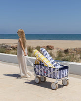 Carrito de playa azul - ABEL - Flamingueo