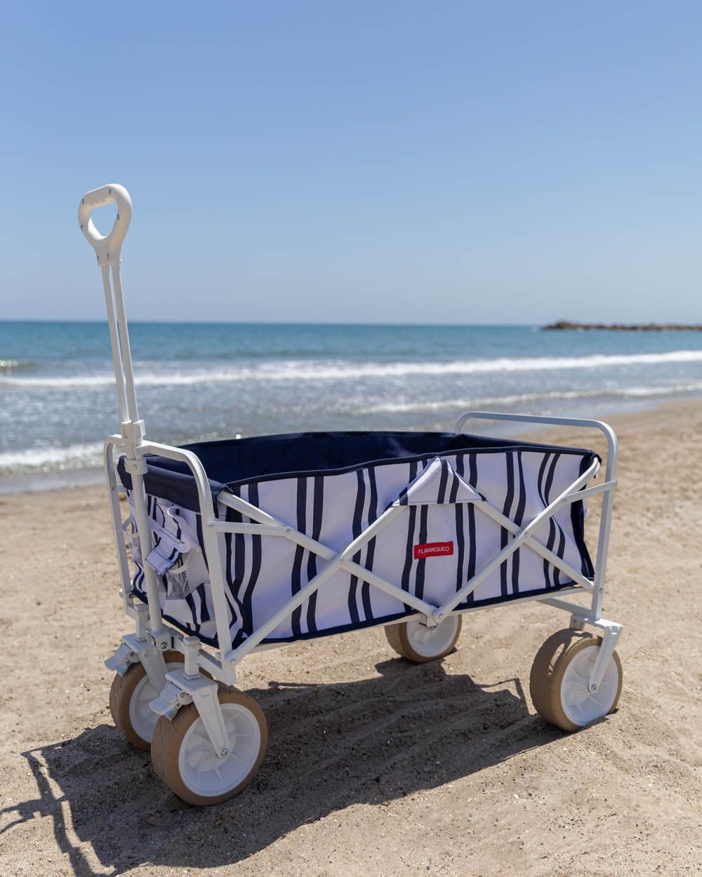 Carrito de playa azul - ABEL - Flamingueo