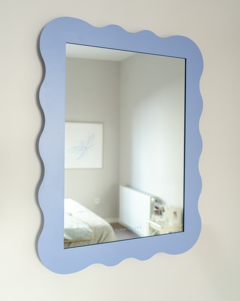 Espejo de Pared Ondas - Wavy Mirror STORMI - Flamingueo