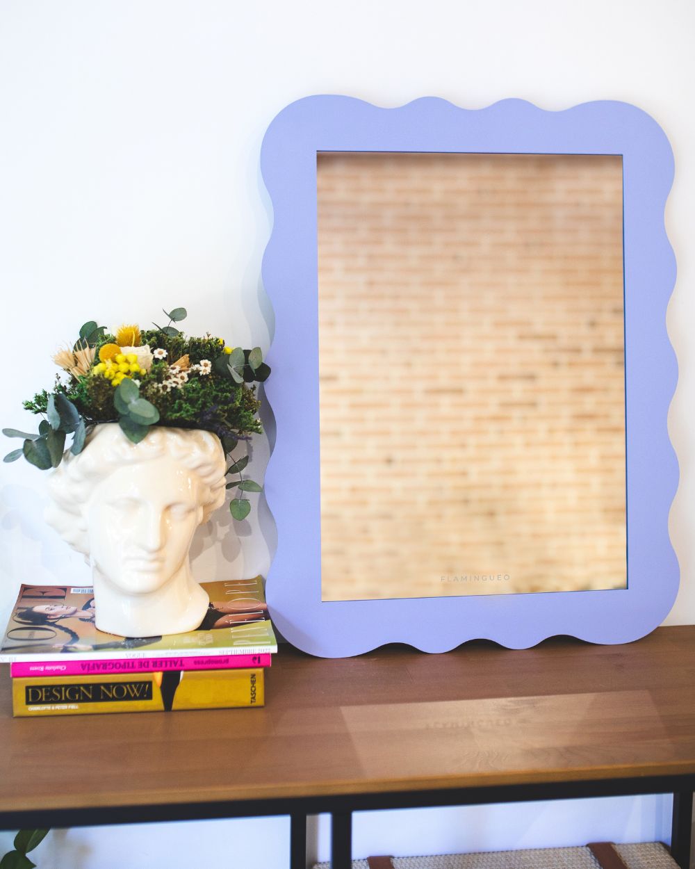 Espejo de Pared Ondas - Wavy Mirror STORMI - Flamingueo