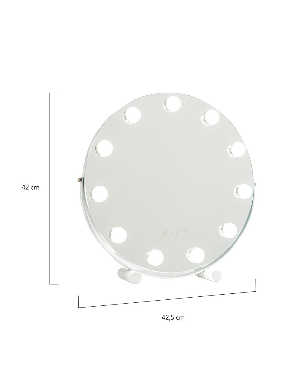 Espejo luces LED circular - JASMINE - Flamingueo