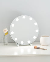 Espejo luces LED circular - JASMINE - Flamingueo