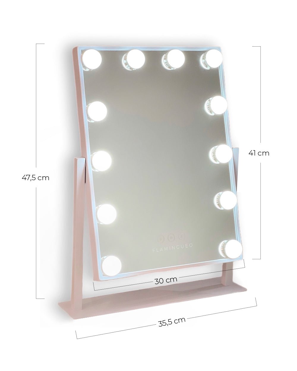 Espejo luces LED - KHLOE - Flamingueo