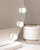 Espejo luces LED semicircular - DREAM - Flamingueo