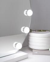 Espejo luces LED semicircular - DREAM - Flamingueo