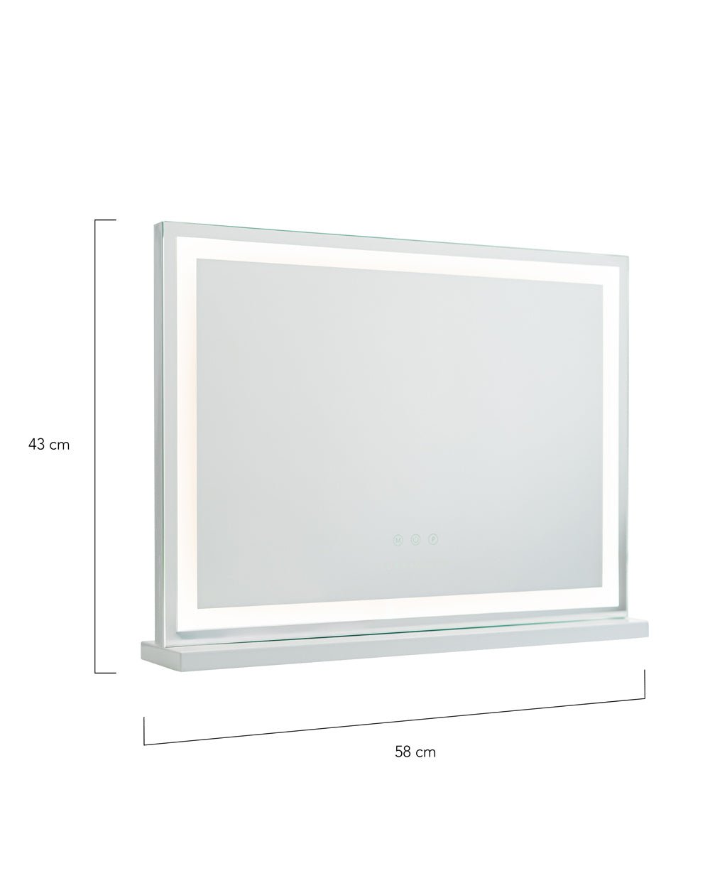 Espejo maquillaje con luz LED - ASHLEY - Flamingueo