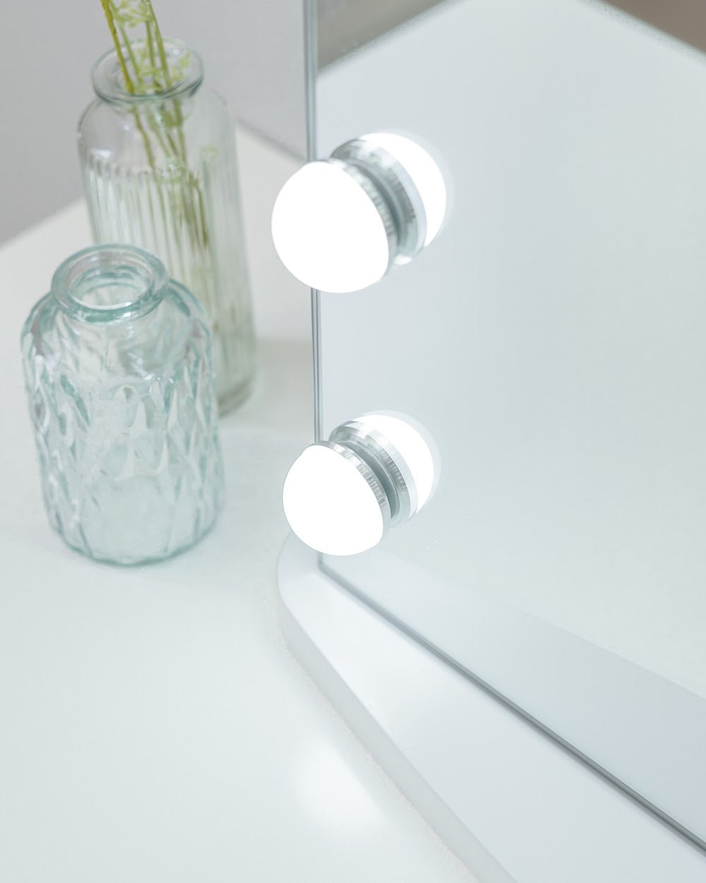 Espejo maquillaje con luz LED - GEORGINA - Flamingueo