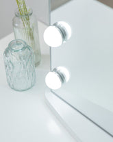 Espejo maquillaje con luz LED - GEORGINA - Flamingueo