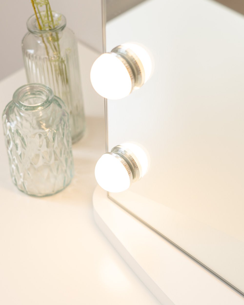 Espejo maquillaje con luz LED - GEORGINA - Flamingueo