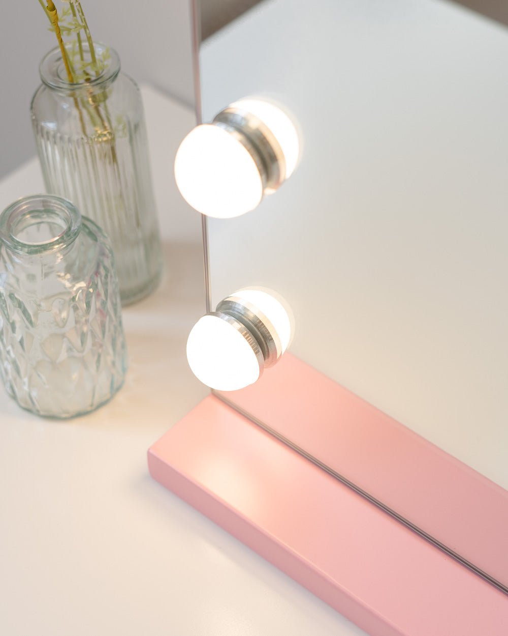 Espejo maquillaje con luz LED - KIM - Flamingueo