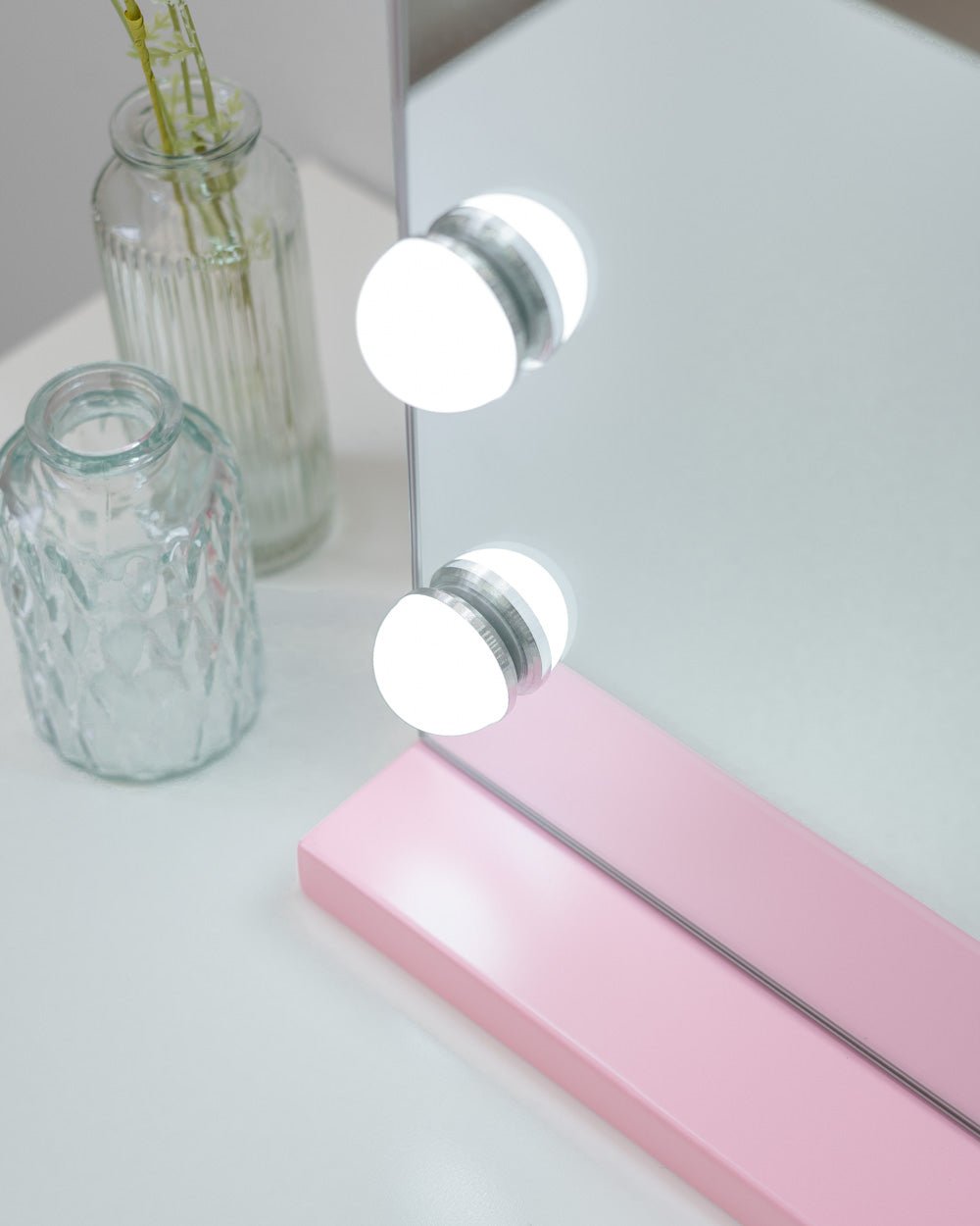 Espejo maquillaje con luz LED - KIM - Flamingueo