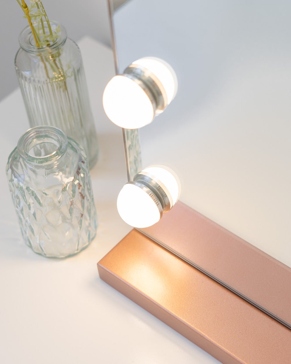 Espejo maquillaje con luz LED - KIM - Flamingueo