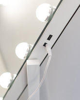 Espejo maquillaje con luz LED - LILY - Flamingueo