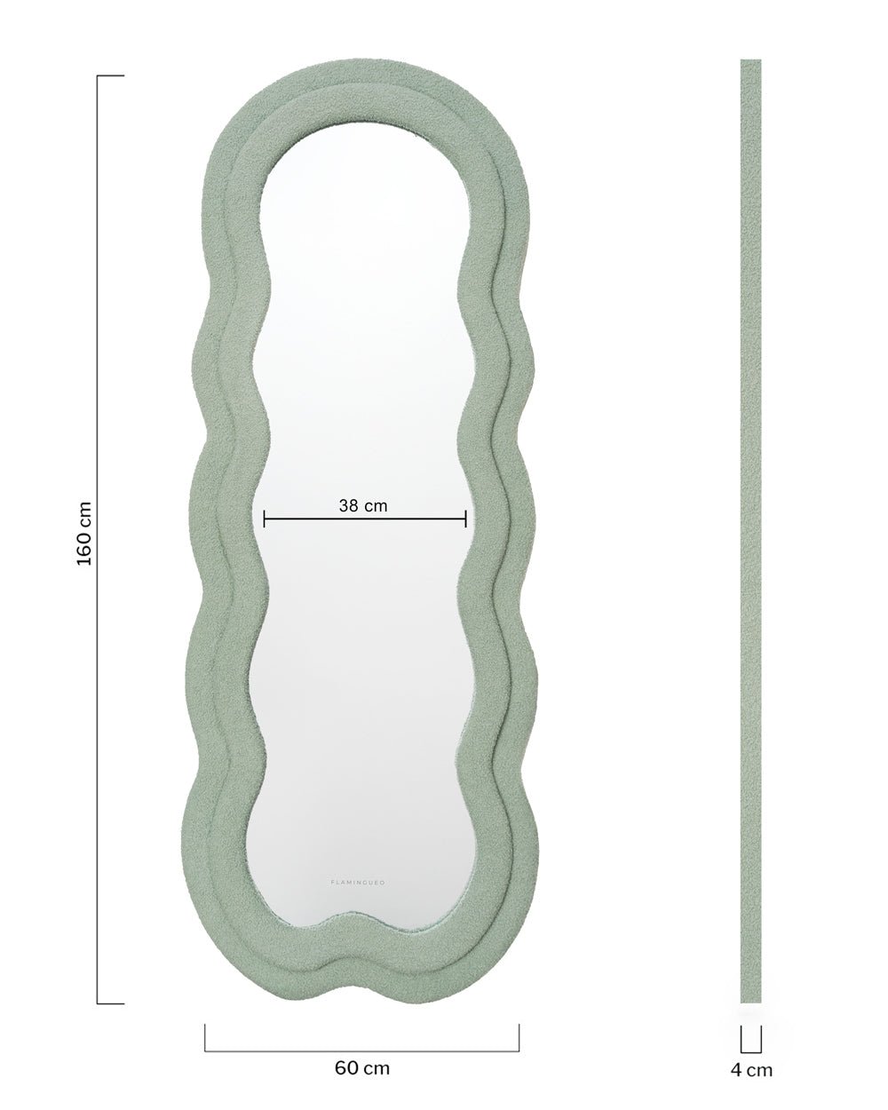 Espejo Pared Teddy - Espejo de Pie CHARLOTTE - Flamingueo