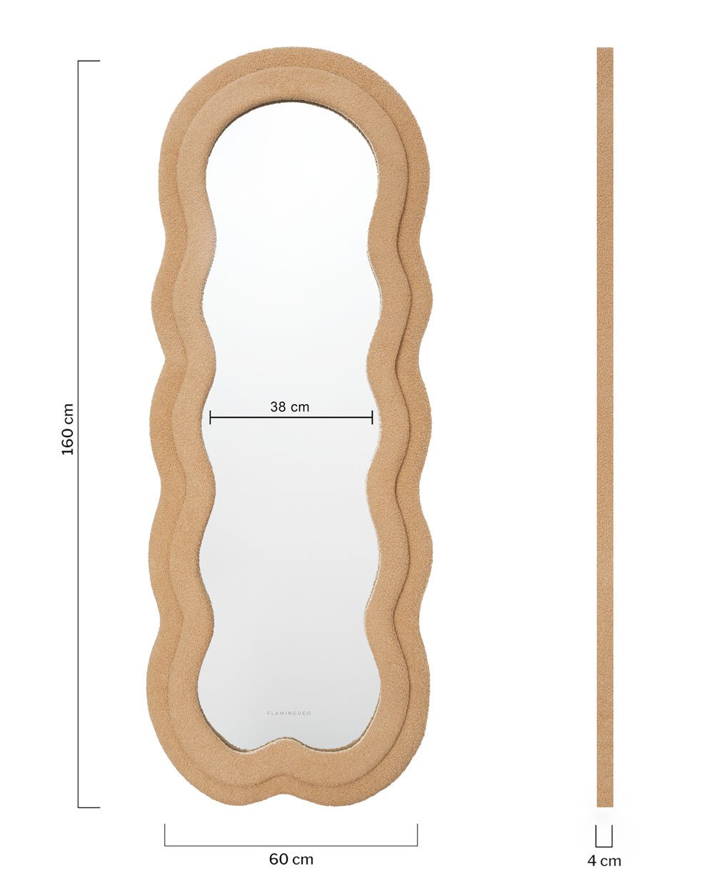 Espejo Pared Teddy - Espejo de Pie CHARLOTTE - Flamingueo