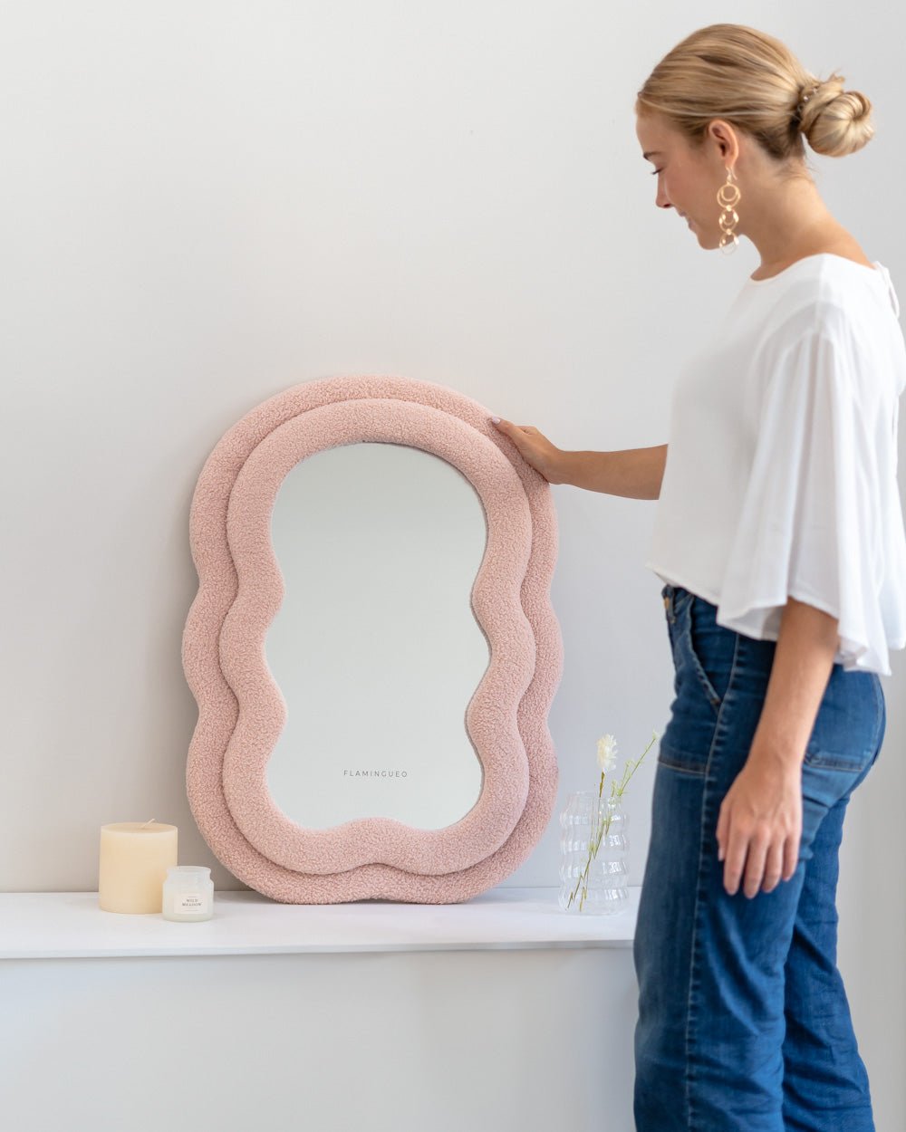 Espejo Tocador Teddy - CHARLIE - Flamingueo