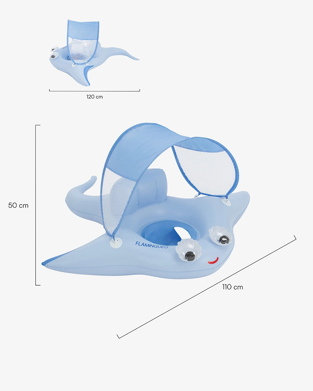 Flotador bebé con capota y diseño animal – RAYLEE