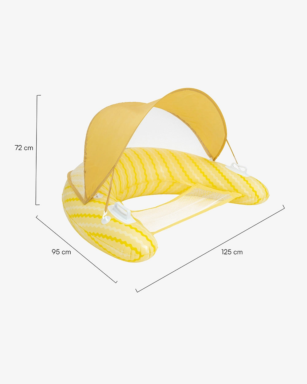 Flotador asiento con rejilla y parasol – TANGO