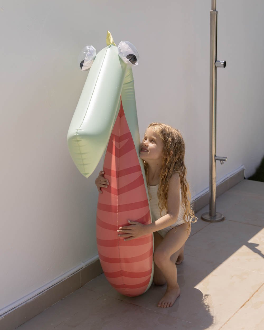 Flotador cocodrilo verde - RIKKI - Flamingueo