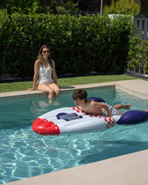 Flotador cohete espacial azul - ARES - Flamingueo