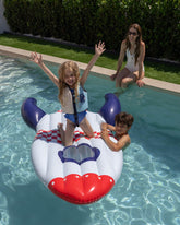 Flotador cohete espacial azul - ARES - Flamingueo