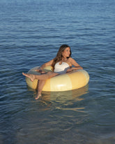 Flotador donut amarillo - CINNAMON - Flamingueo