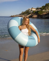 Flotador donut azul - CINNAMON - Flamingueo