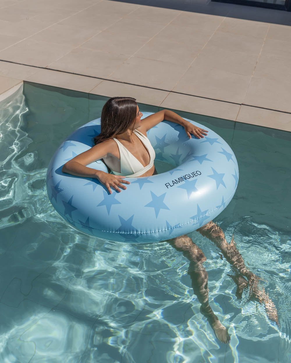 Flotador donut azul - JACKSON - Flamingueo