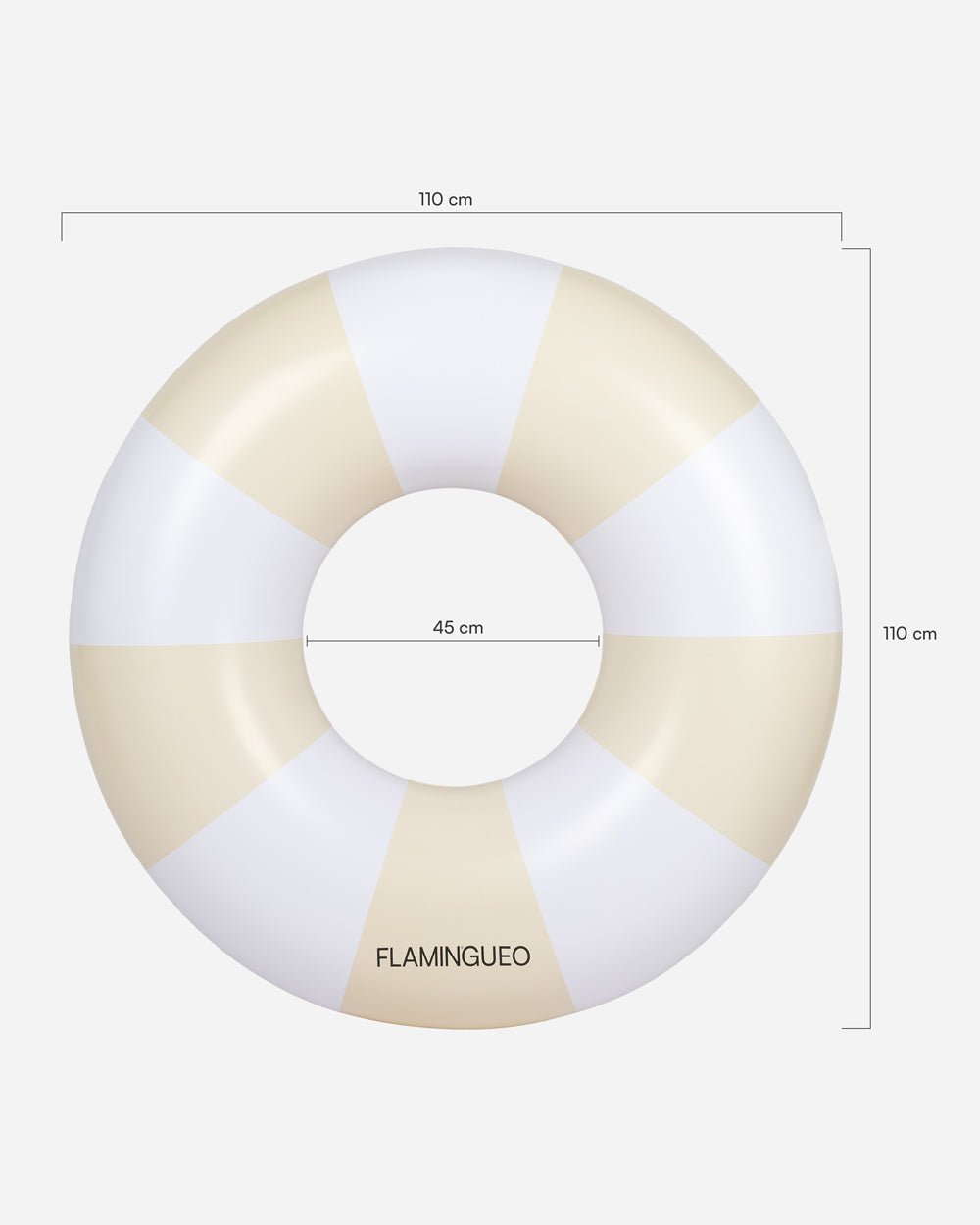 Flotador donut beige - ALABAMA - Flamingueo