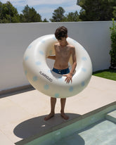 Flotador donut beige - LEO - Flamingueo