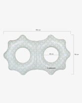 Flotador donut doble aguamarina - CIAO - Flamingueo