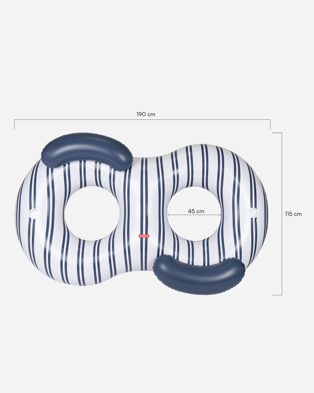 Flotador donut doble azul - LISBON - Flamingueo