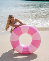 Flotador donut rosa - CINNAMON - Flamingueo