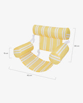 Flotador estilo silla amarilla - GALA - Flamingueo