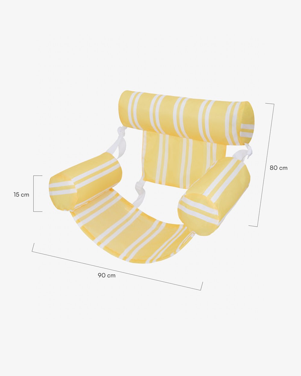 Flotador estilo silla amarilla - GALA - Flamingueo