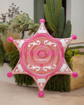 Flotador estrella cowboy naranja - TEXAS - Flamingueo